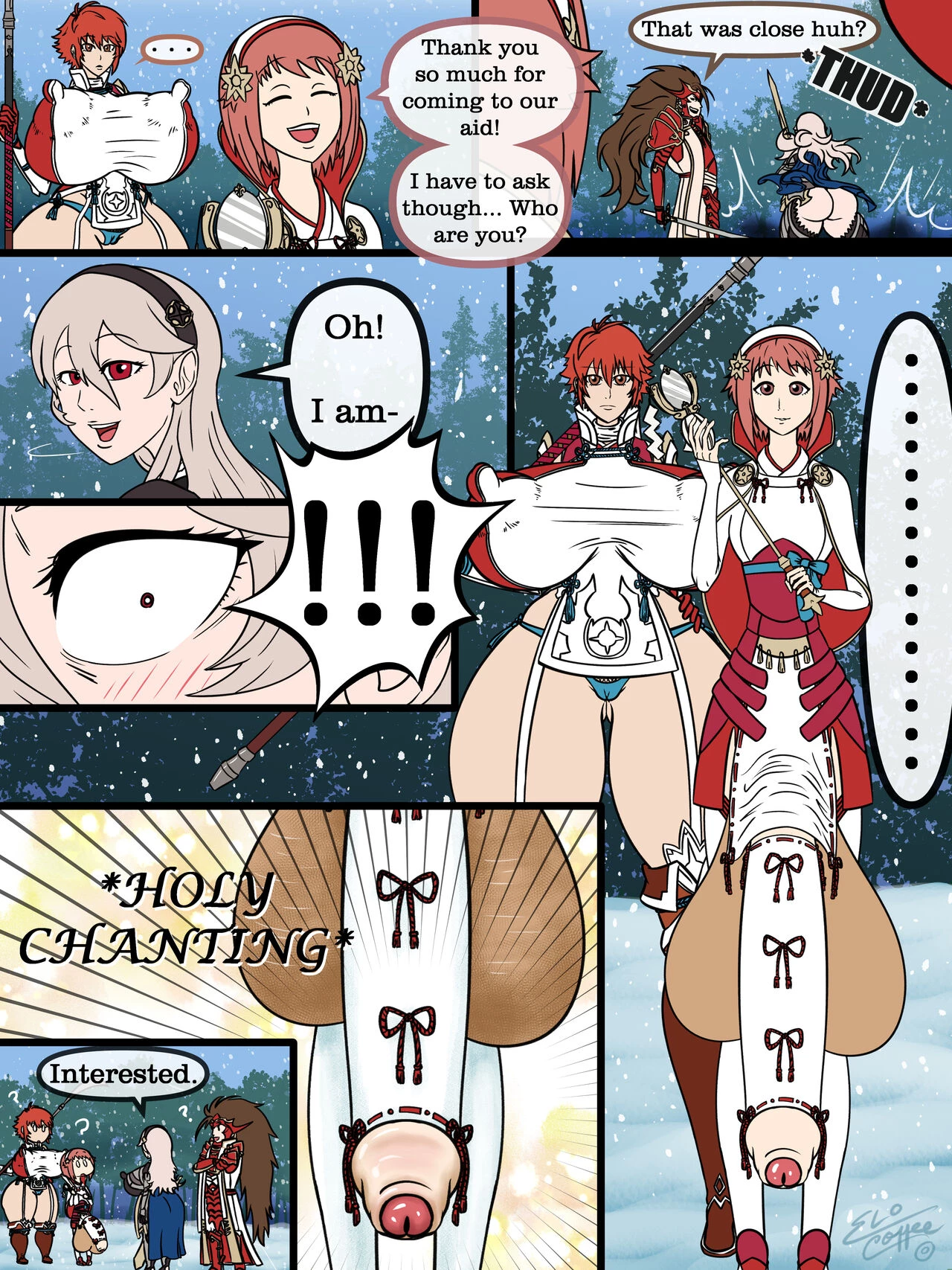 Birthright, but if Sakura had a Huge Shlong and the Hoshidans don't pay attention to it porn comic picture 1