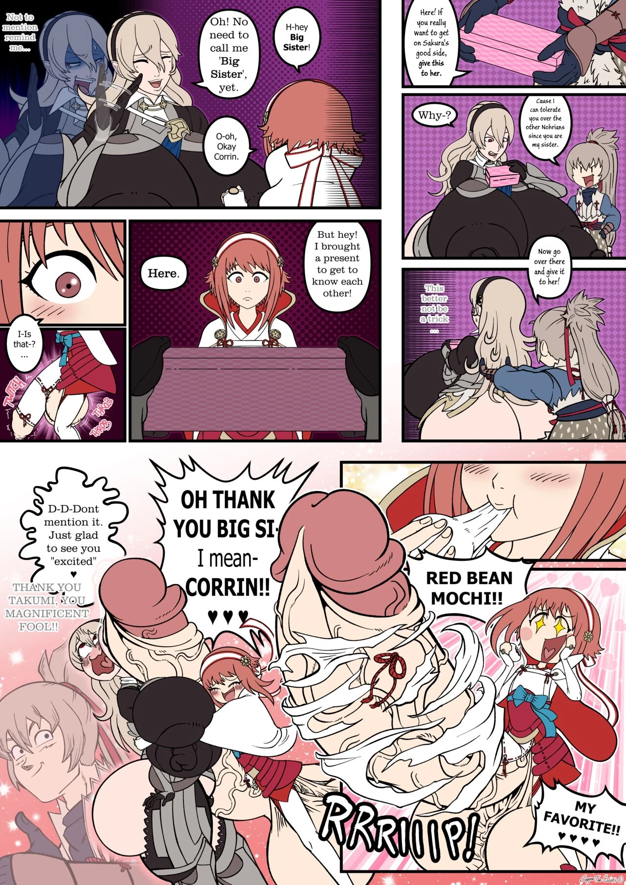 Birthright, but if Sakura had a Huge Shlong and the Hoshidans don't pay attention to it porn comic picture 5