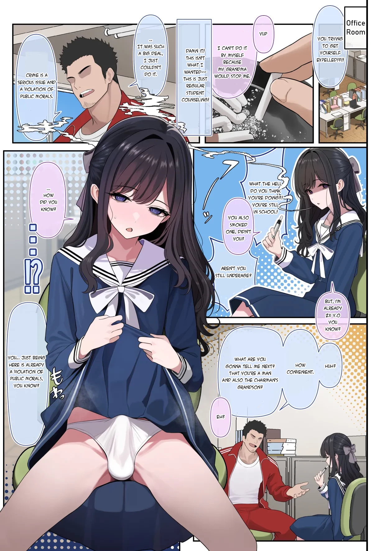Bitches With Dicks~Otokonoko Report~| Tsuiteru Mesu ~Otokonoko Report~ porn comic picture 12