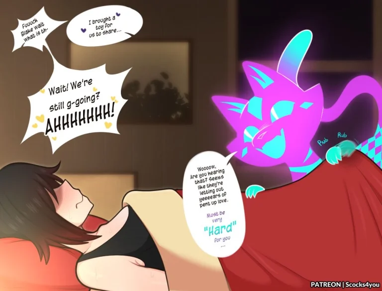 Blake Pounces on Yang porn comic picture 5