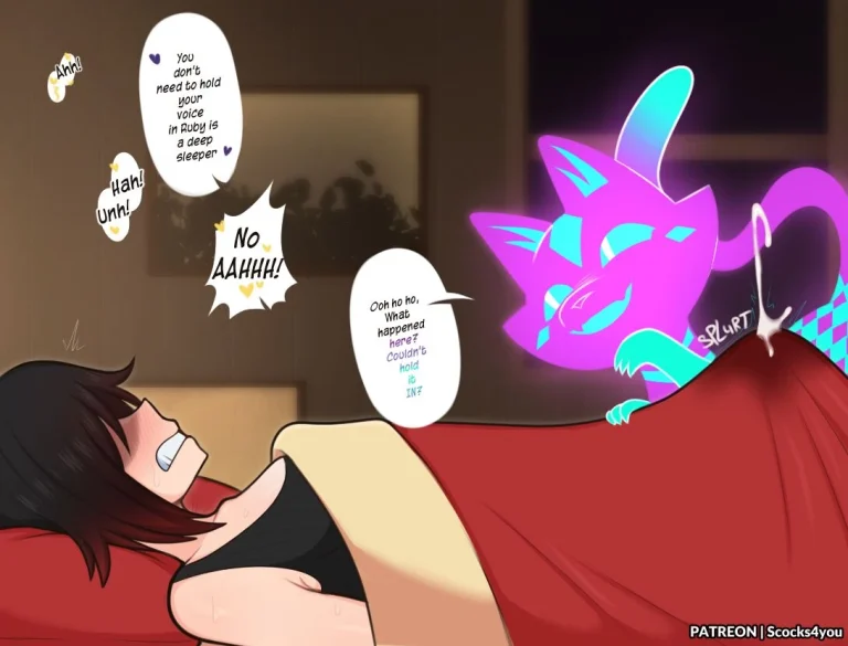 Blake Pounces on Yang porn comic picture 6