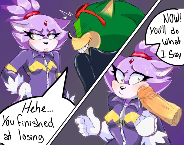 Blaze porn comic picture 4