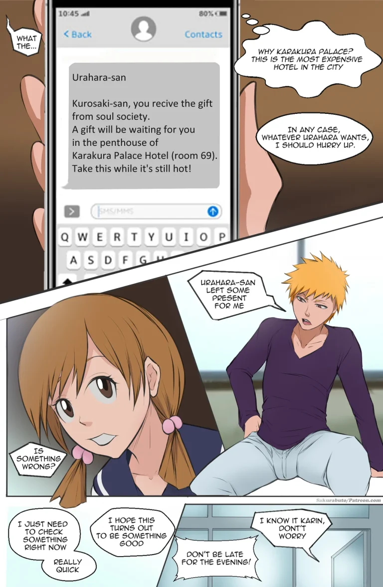 Bleach Foursome Gift porn comic picture 3