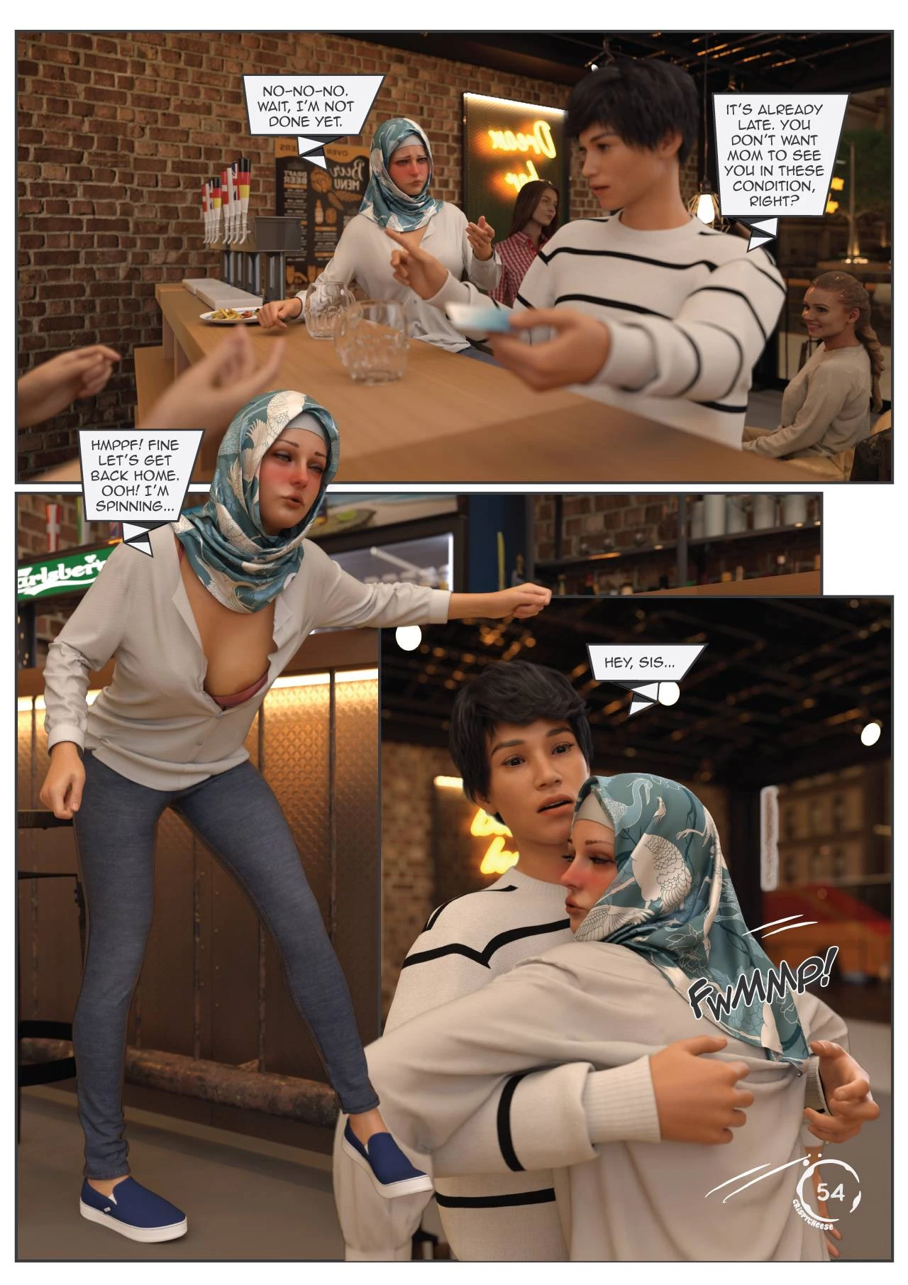Blended Bonds porn comic picture 55
