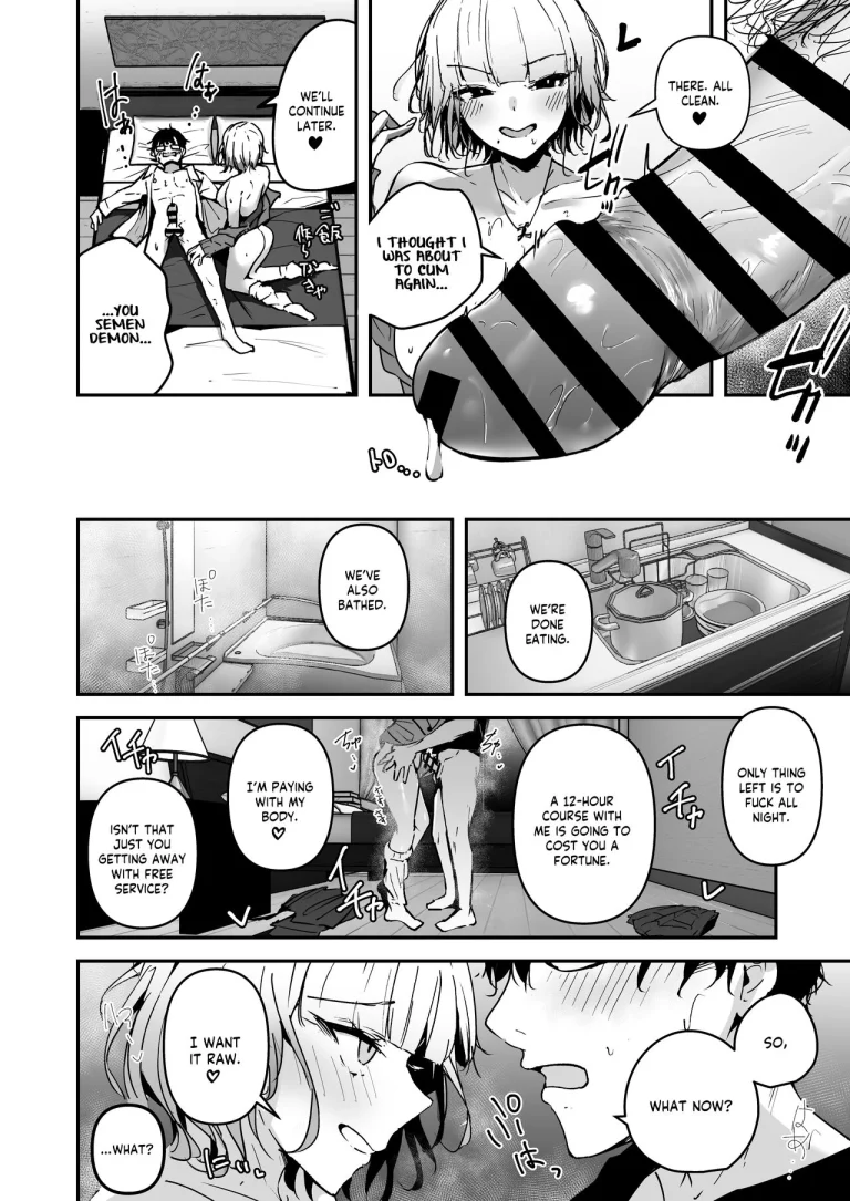 Blonde Gal with Huge Tits Treats Me Like a Manslut | Kinpatsu Chounyuu Gal ni Gyaku DeliHeal Atsukai Sarete Iru Ore no Hanashi porn comic picture 12