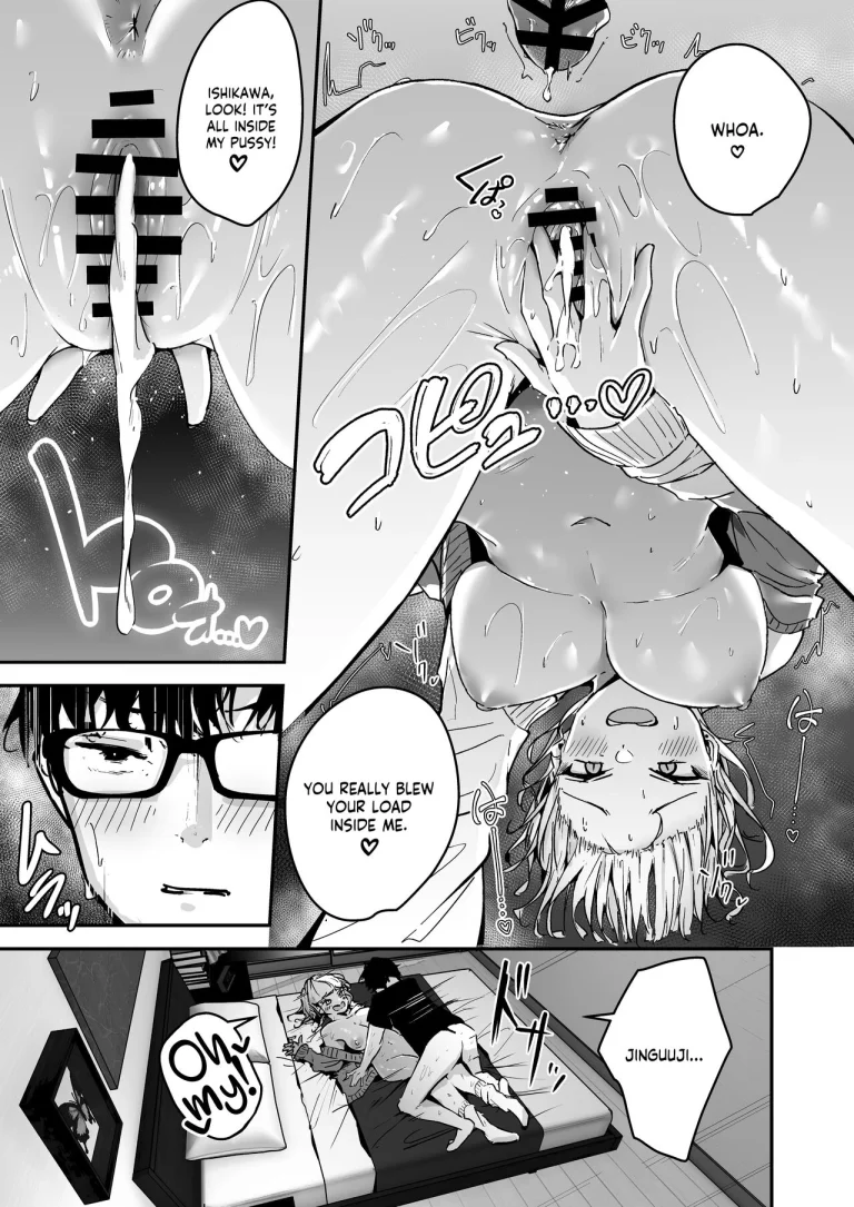 Blonde Gal with Huge Tits Treats Me Like a Manslut | Kinpatsu Chounyuu Gal ni Gyaku DeliHeal Atsukai Sarete Iru Ore no Hanashi porn comic picture 19