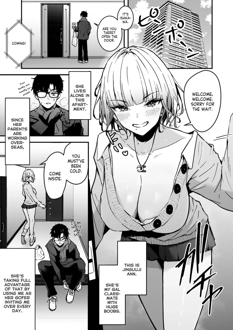 Blonde Gal with Huge Tits Treats Me Like a Manslut | Kinpatsu Chounyuu Gal ni Gyaku DeliHeal Atsukai Sarete Iru Ore no Hanashi porn comic picture 3