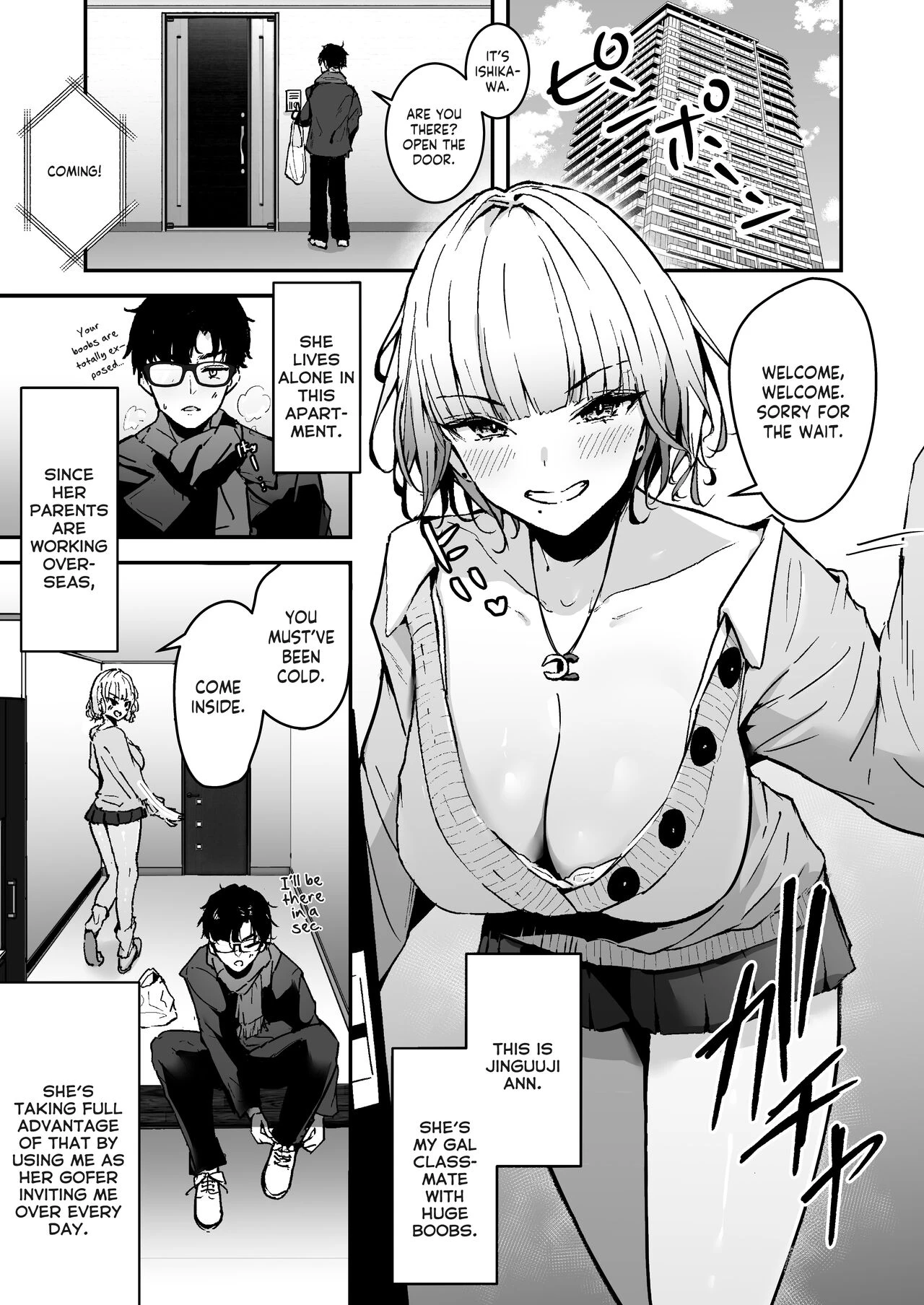 Blonde Gal with Huge Tits Treats Me Like a Manslut | Kinpatsu Chounyuu Gal ni Gyaku DeliHeal Atsukai Sarete Iru Ore no Hanashi porn comic picture 3