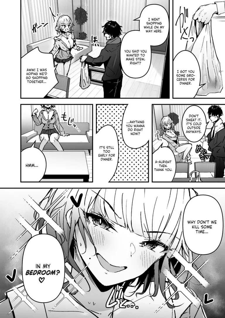 Blonde Gal with Huge Tits Treats Me Like a Manslut | Kinpatsu Chounyuu Gal ni Gyaku DeliHeal Atsukai Sarete Iru Ore no Hanashi porn comic picture 4