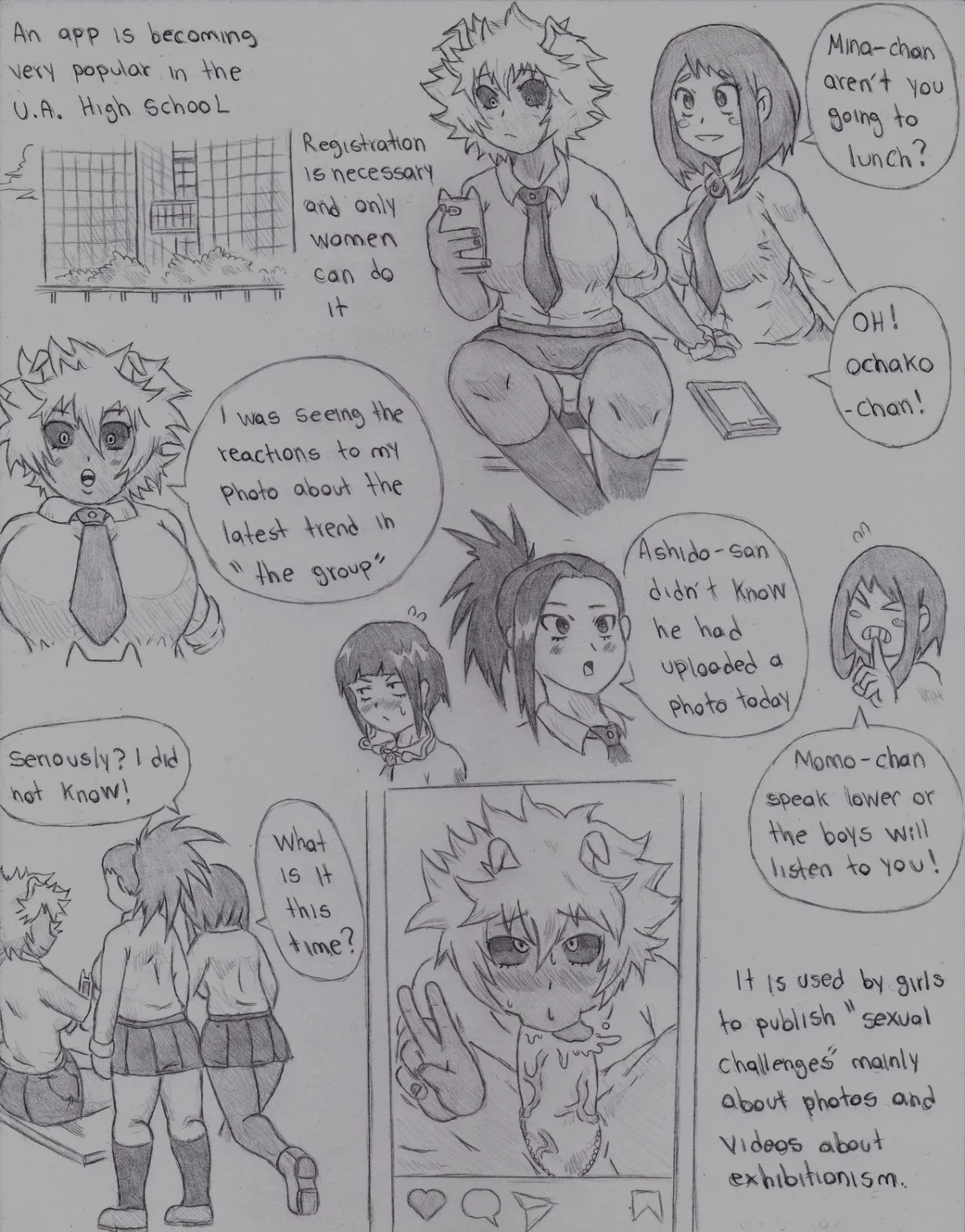 Boku No Bitch Academia porn comic picture 1