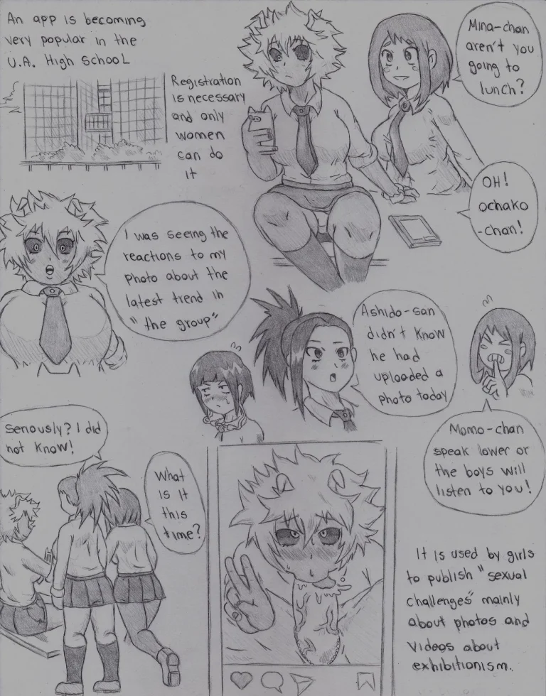 Boku No Bitch Academia porn comic picture 1