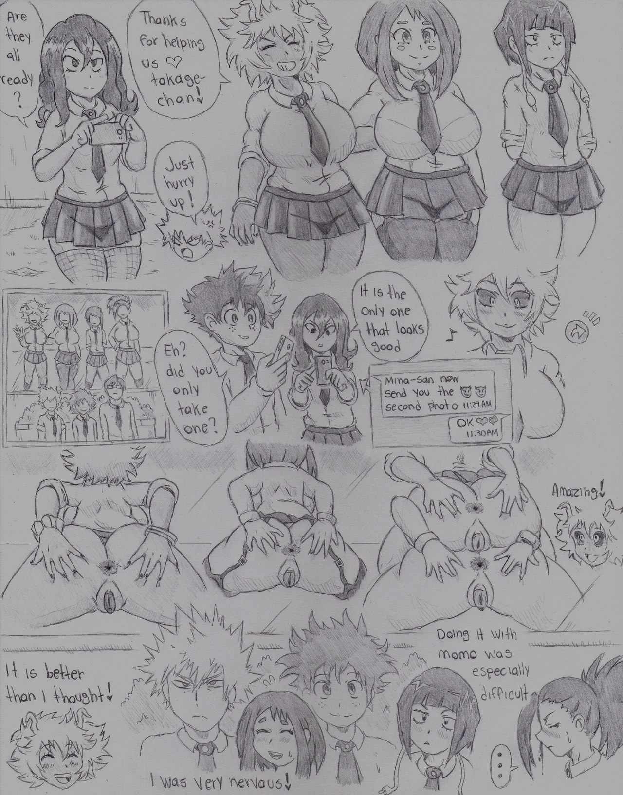 Boku No Bitch Academia porn comic picture 7