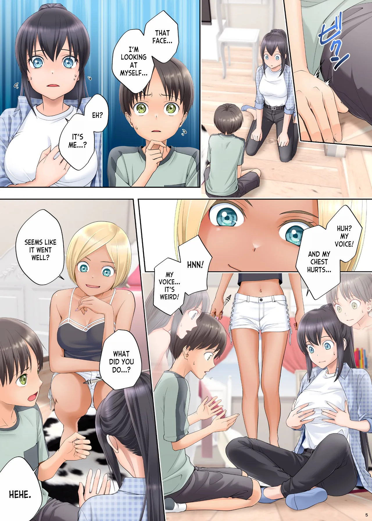Boku Swap Ane ~Akogare no Onee-chan to Karada o Irekaerareteshimatta Boku~ porn comic picture 5