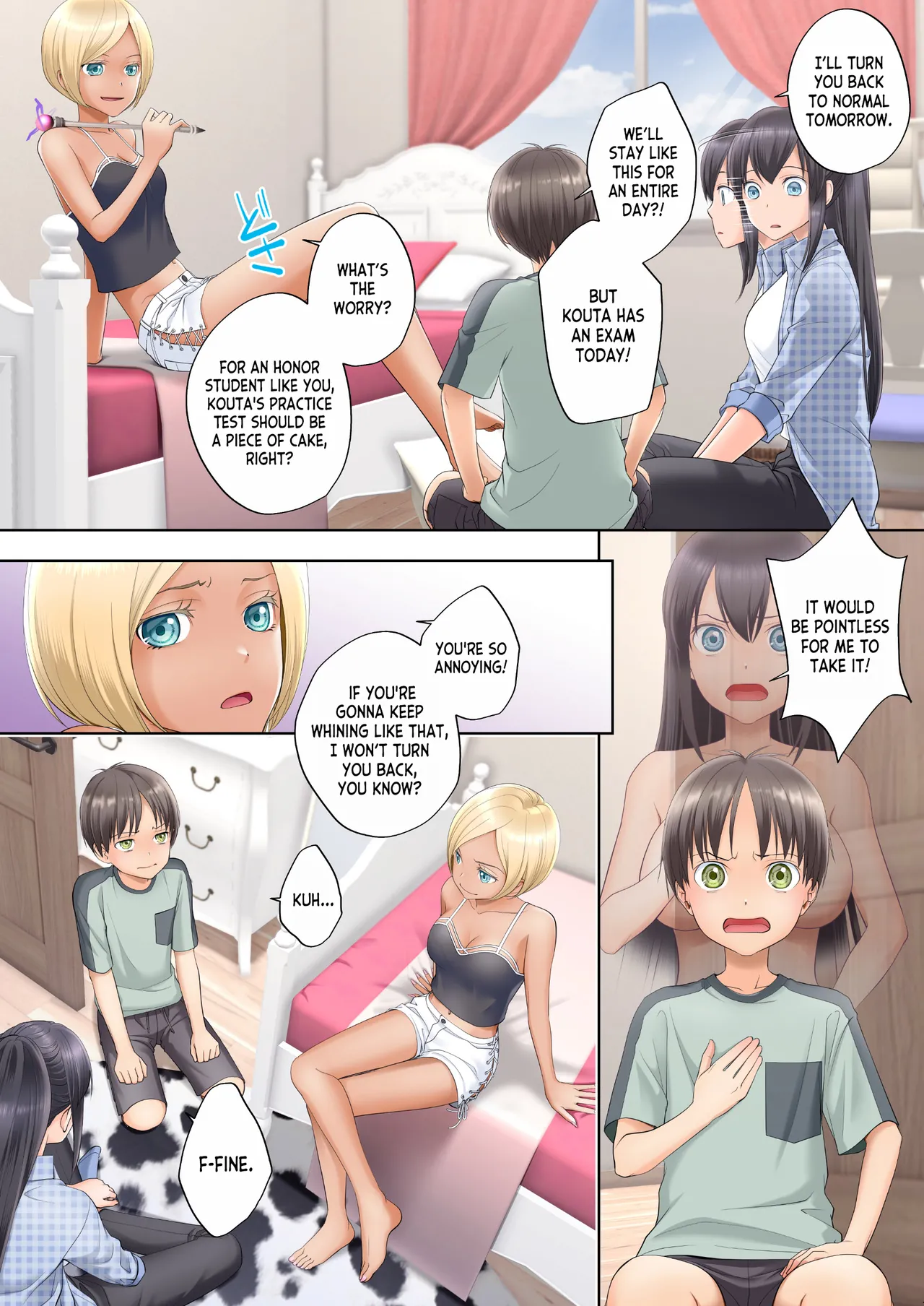 Boku Swap Ane ~Akogare no Onee-chan to Karada o Irekaerareteshimatta Boku~ porn comic picture 7