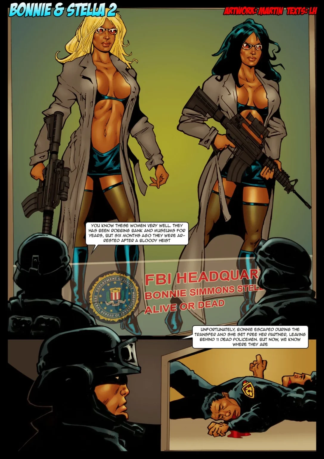 Bonnie & Stella 2-6 porn comic picture 1