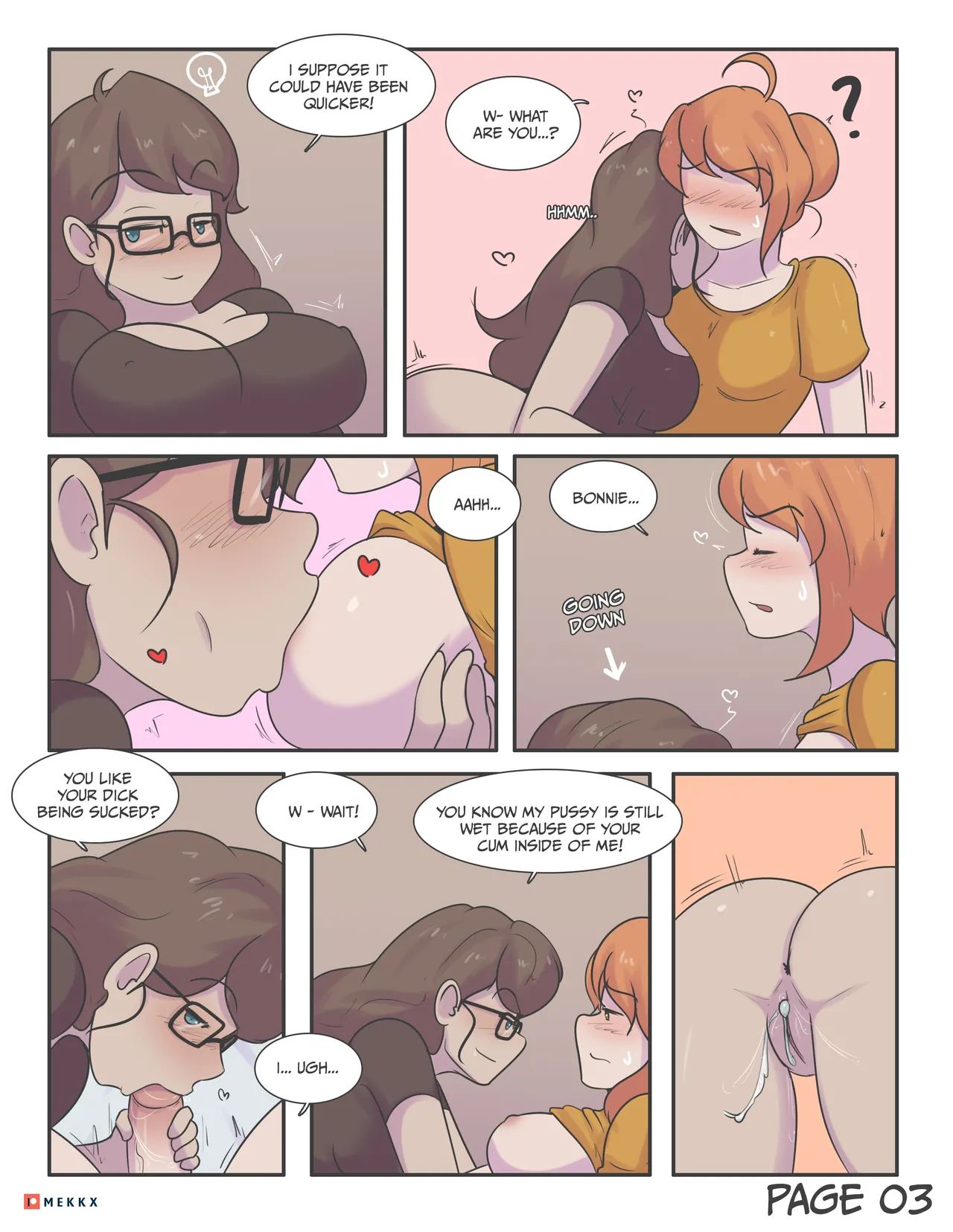 Bonnie x Teddi porn comic picture 3