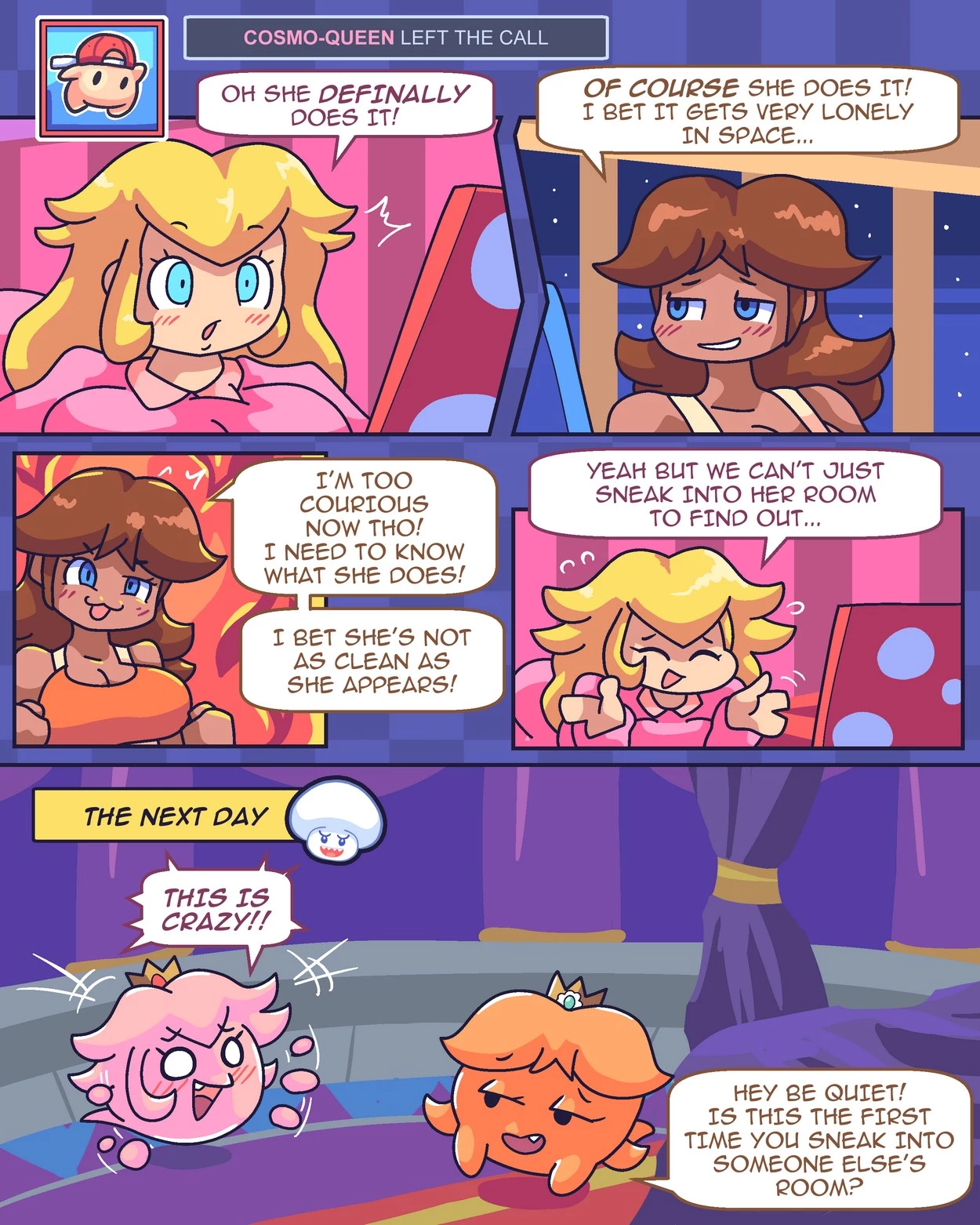 BOO! Cosmic Haunting! porn comic picture 3