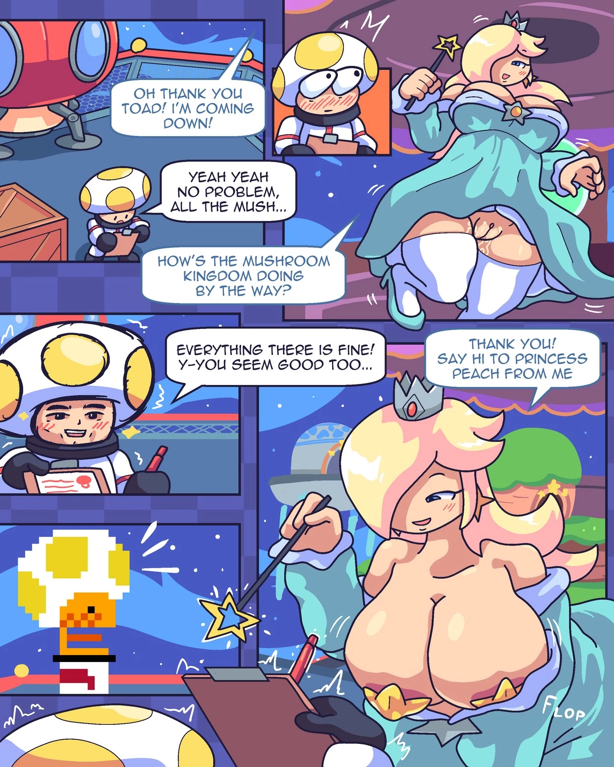 BOO! Cosmic Haunting! porn comic picture 7