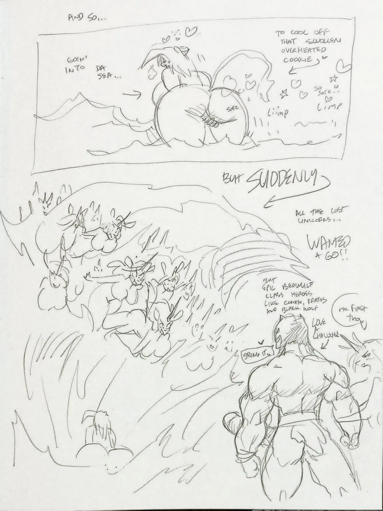 Booty Doc Goof-Off - Blackwolf and The Last Unicorn porn comic picture 15