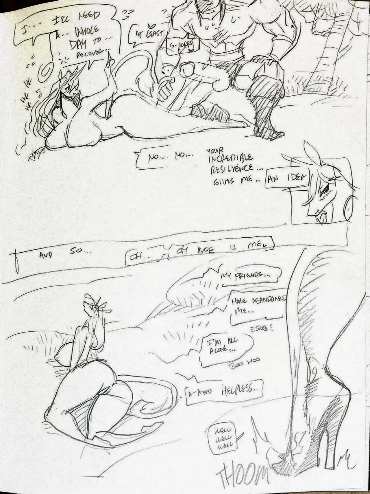 Booty Doc Goof-Off - Blackwolf and The Last Unicorn porn comic picture 9