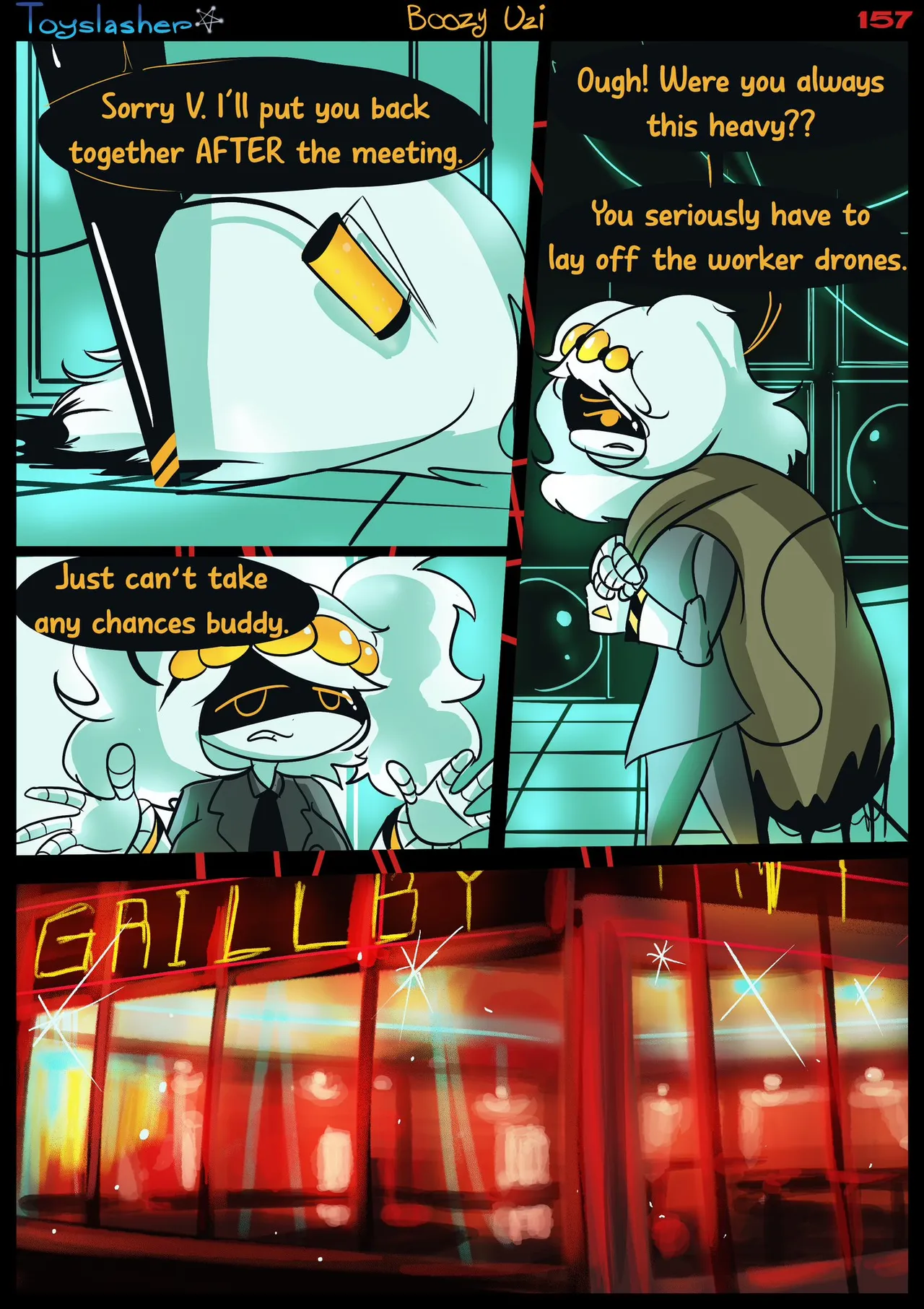 Boozy Uzi! 3 porn comic picture 27