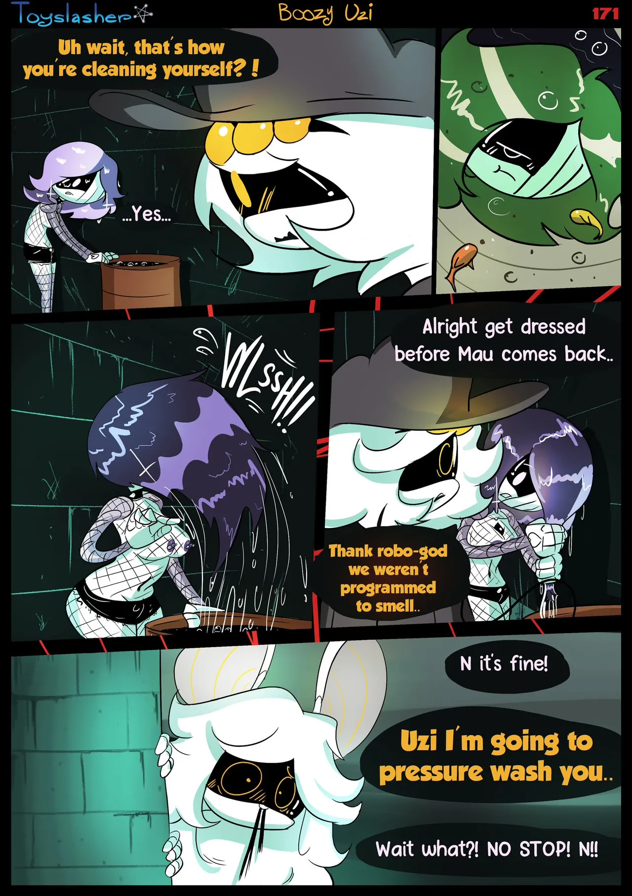 Boozy Uzi! 3 porn comic picture 41