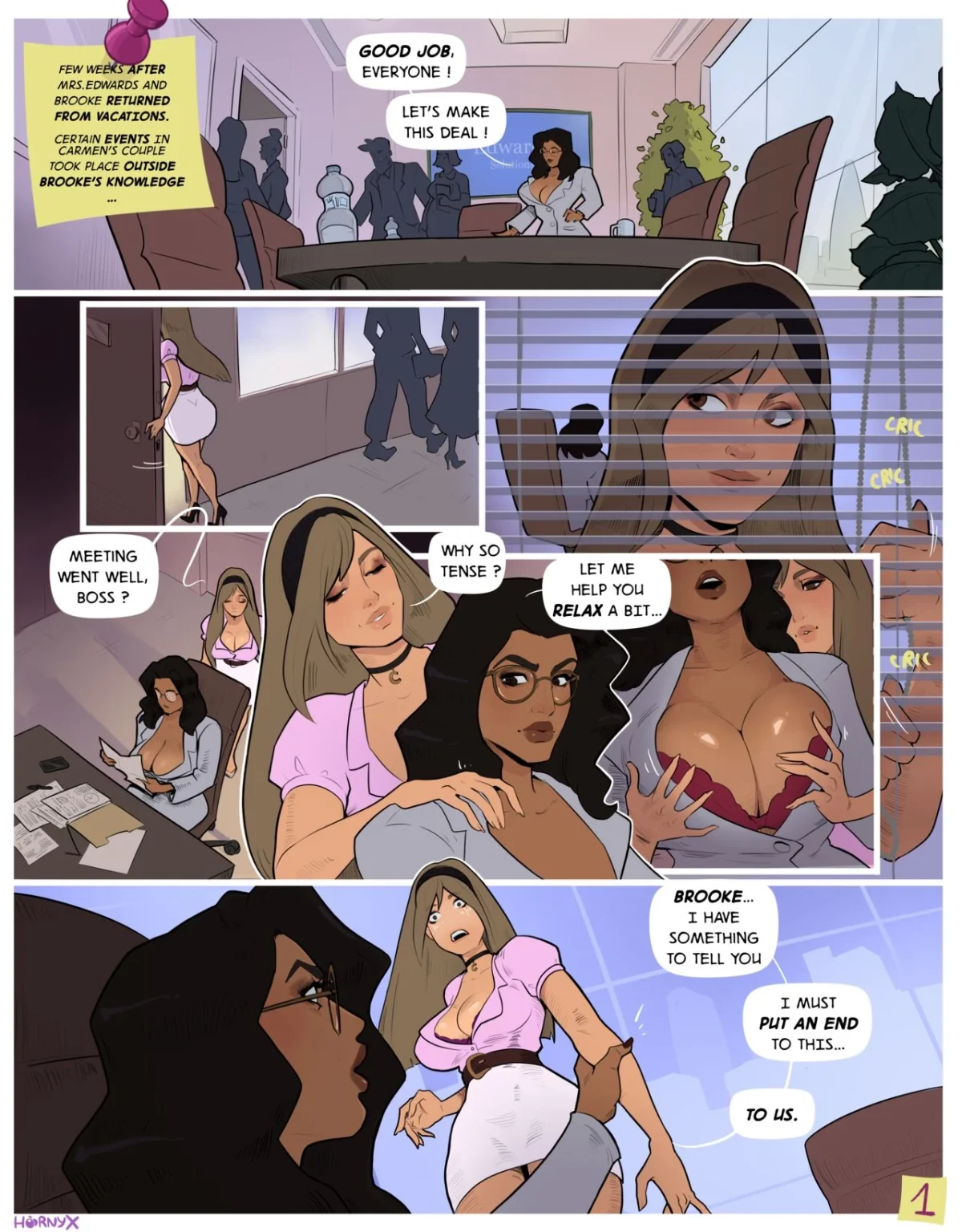 Boss me Mommy 3 porn comic picture 1