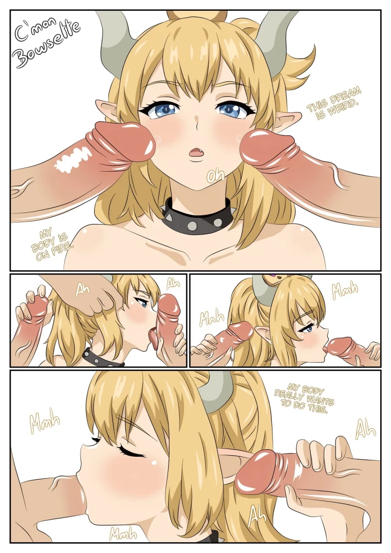 Bowsette's Dream porn comic picture 2