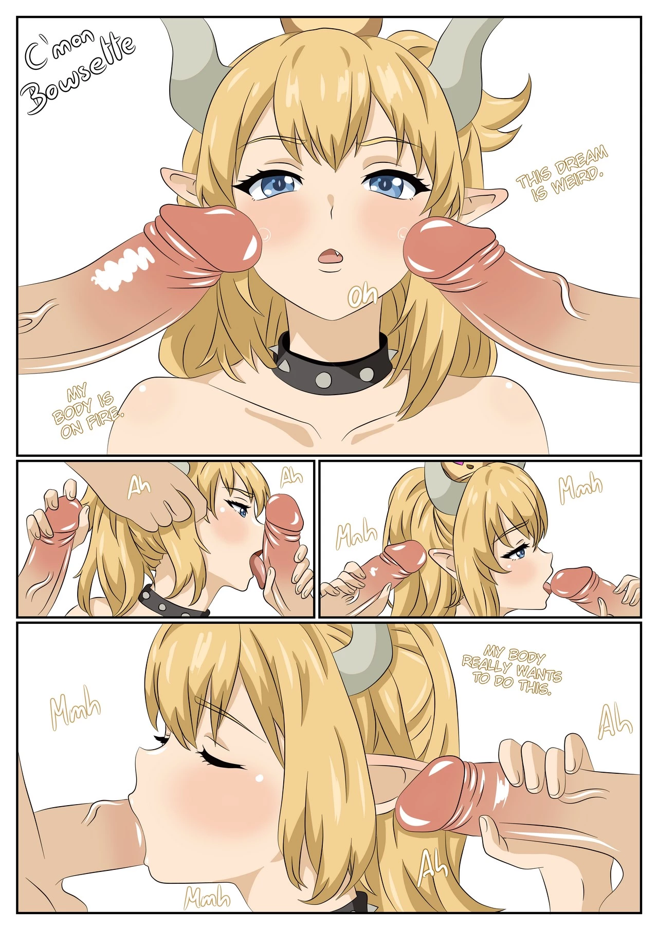Bowsette's Dream porn comic picture 2