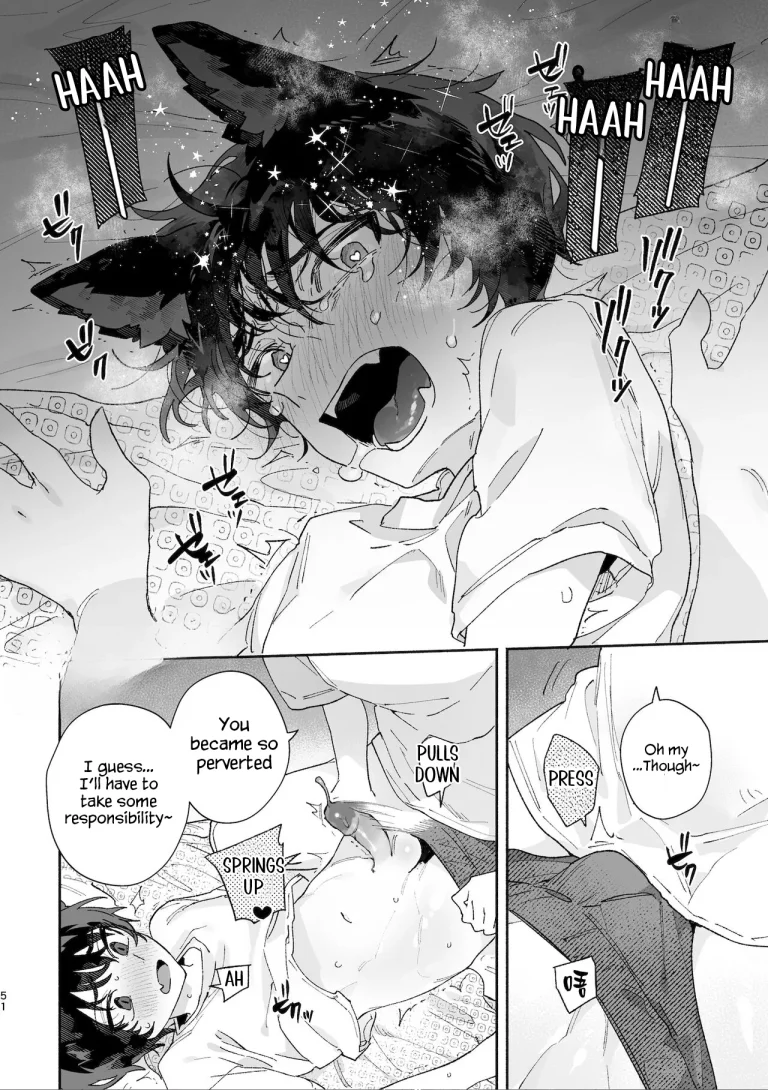 Boys be Submissive. ~Coyote-chan x Kai Ken~ porn comic picture 50