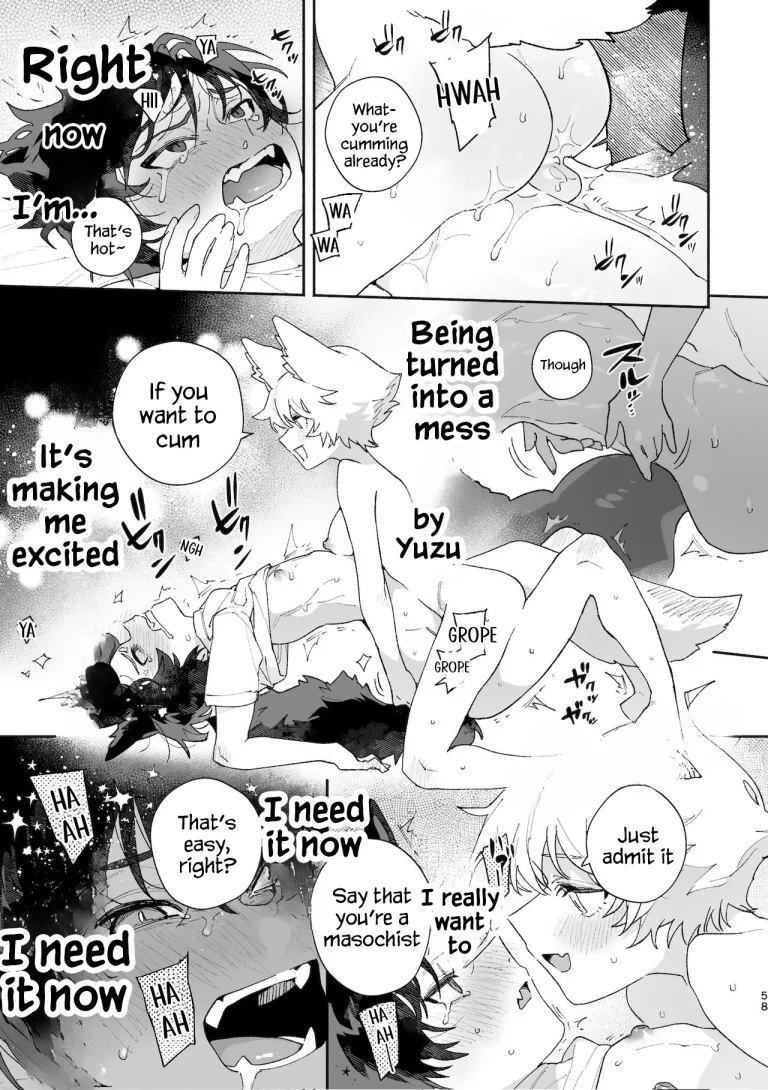 Boys be Submissive. ~Coyote-chan x Kai Ken~ porn comic picture 57