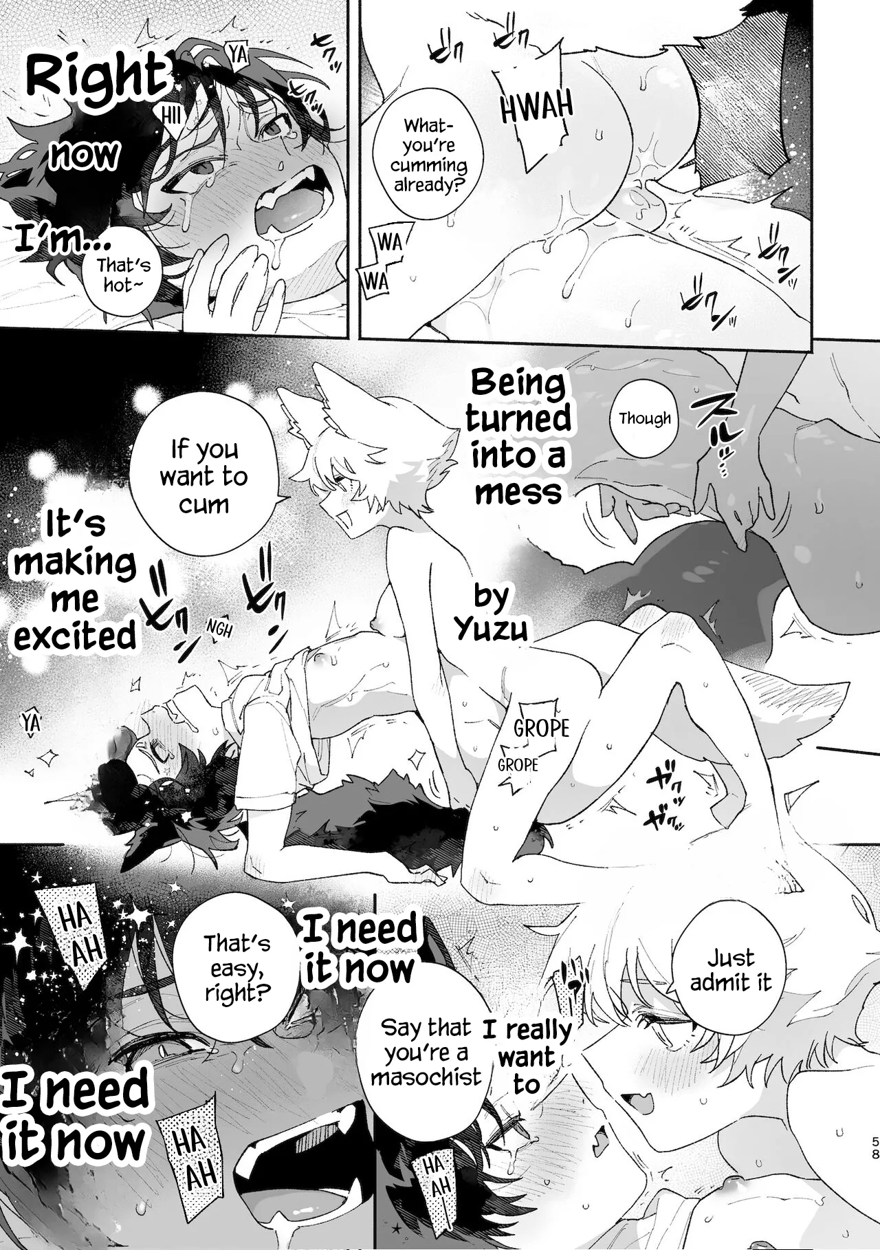 Boys be Submissive. ~Coyote-chan x Kai Ken~ porn comic picture 57