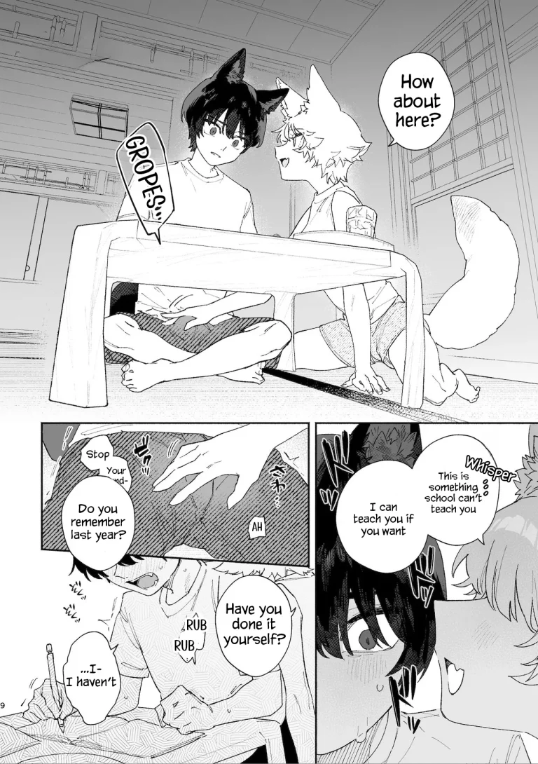 Boys be Submissive. ~Coyote-chan x Kai Ken~ porn comic picture 9