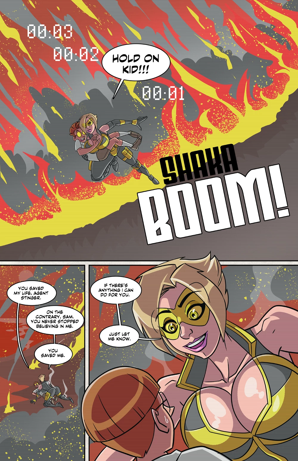 Brandy The Busty Bubbly Babe porn comic picture 5