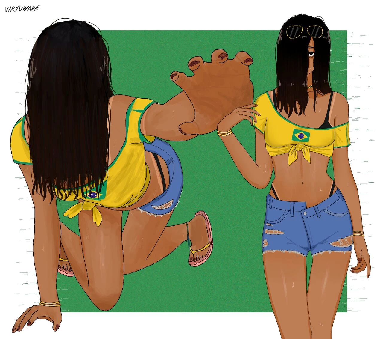 Brazilian Sadako porn comic picture 20
