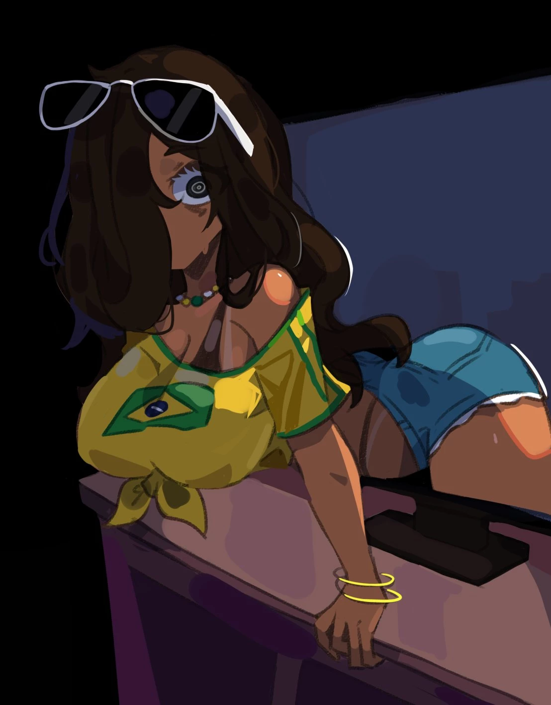 Brazilian Sadako porn comic picture 7
