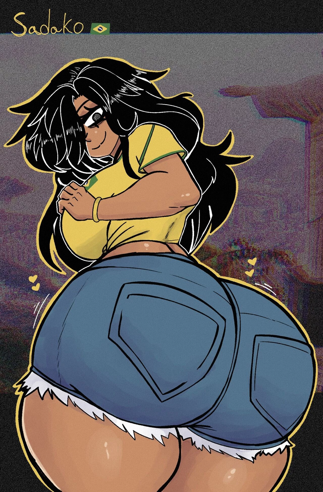 Brazilian Sadako porn comic picture 9