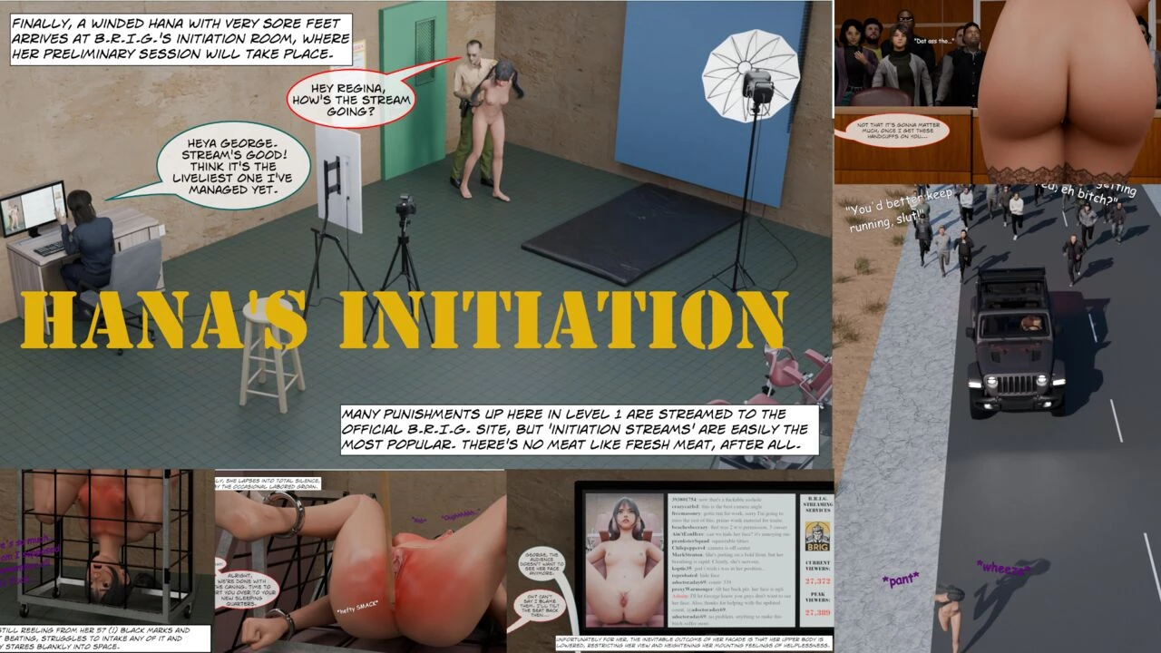 BRIG Lvl0 - Hana's First Day porn comic picture 1