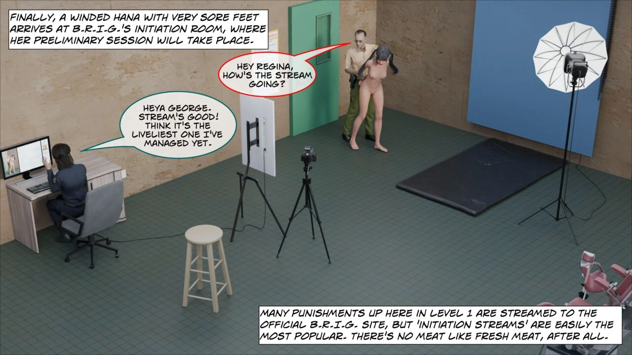 BRIG Lvl0 - Hana's First Day porn comic picture 21