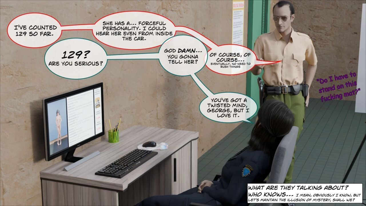 BRIG Lvl0 - Hana's First Day porn comic picture 25