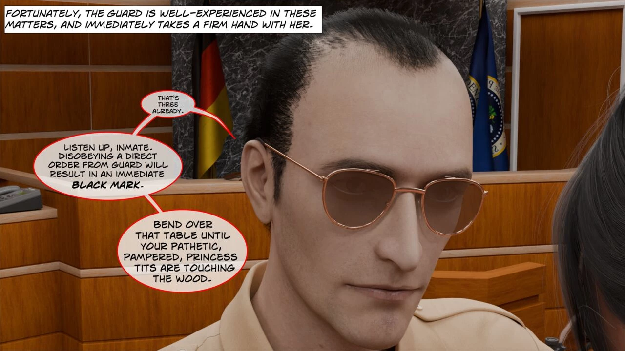 BRIG Lvl0 - Hana's First Day porn comic picture 7