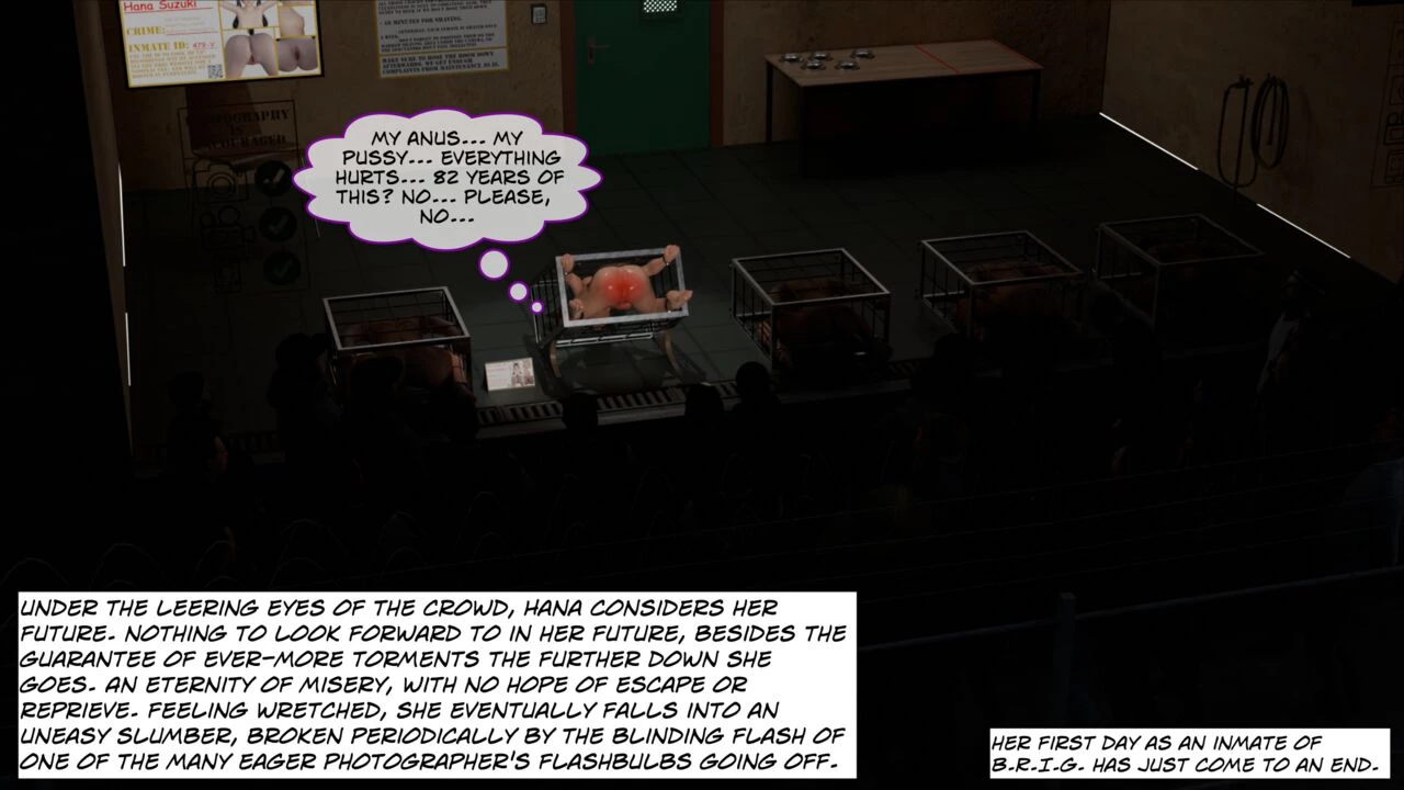 BRIG Lvl0 - Hana's First Day porn comic picture 91