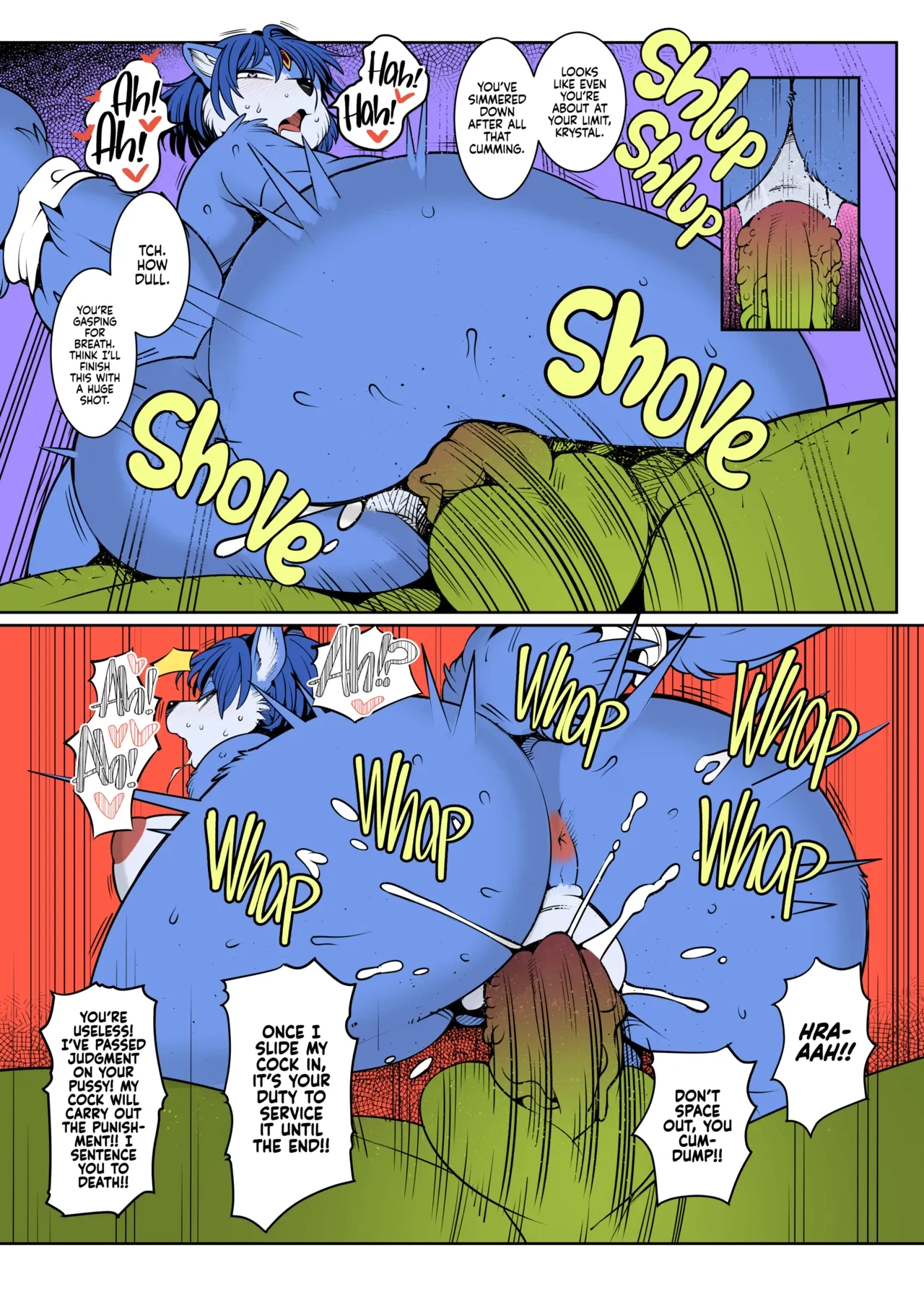 Brutal Immoral Krystal porn comic picture 14