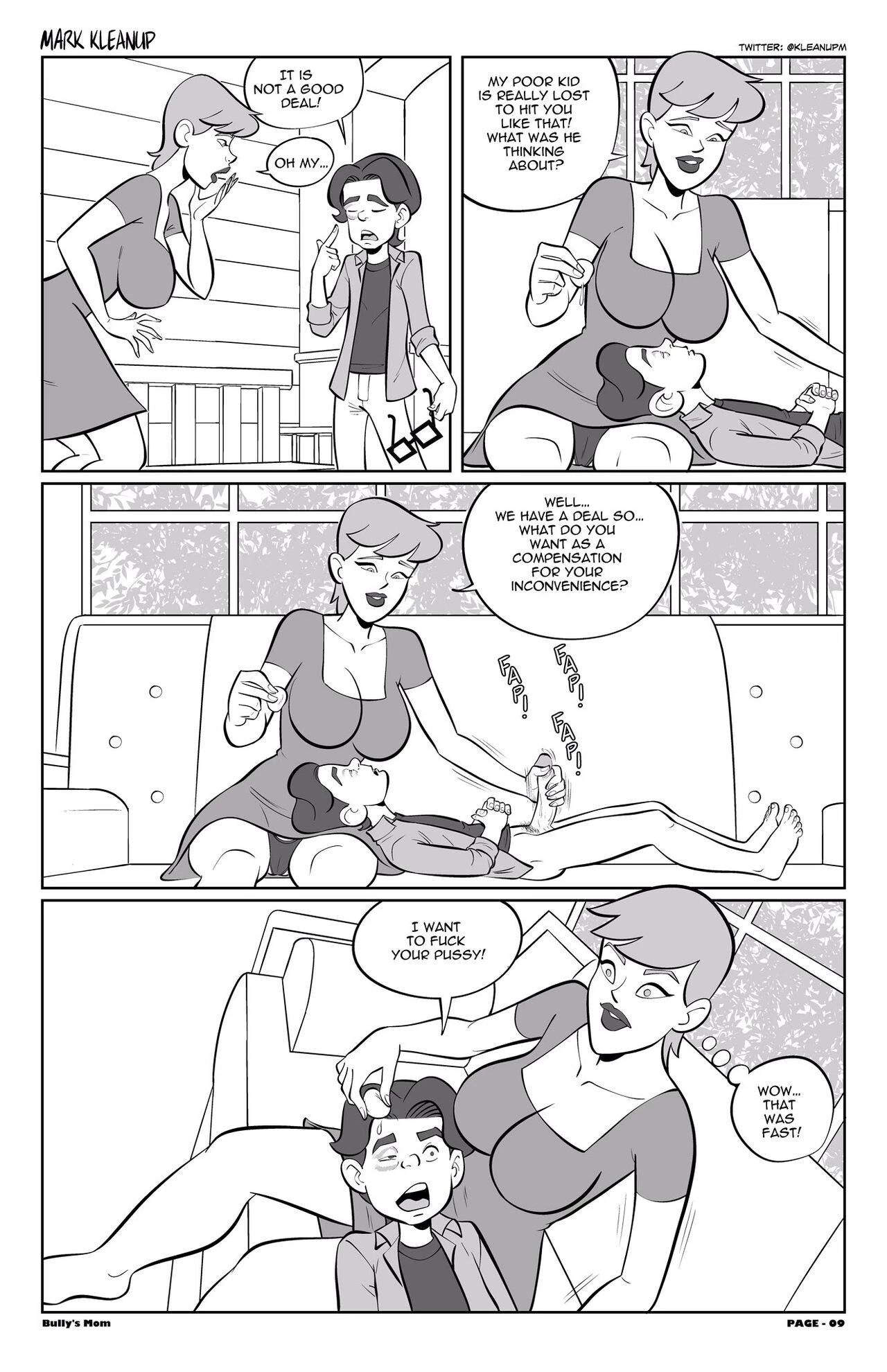 Bully's Mom porn comic picture 10