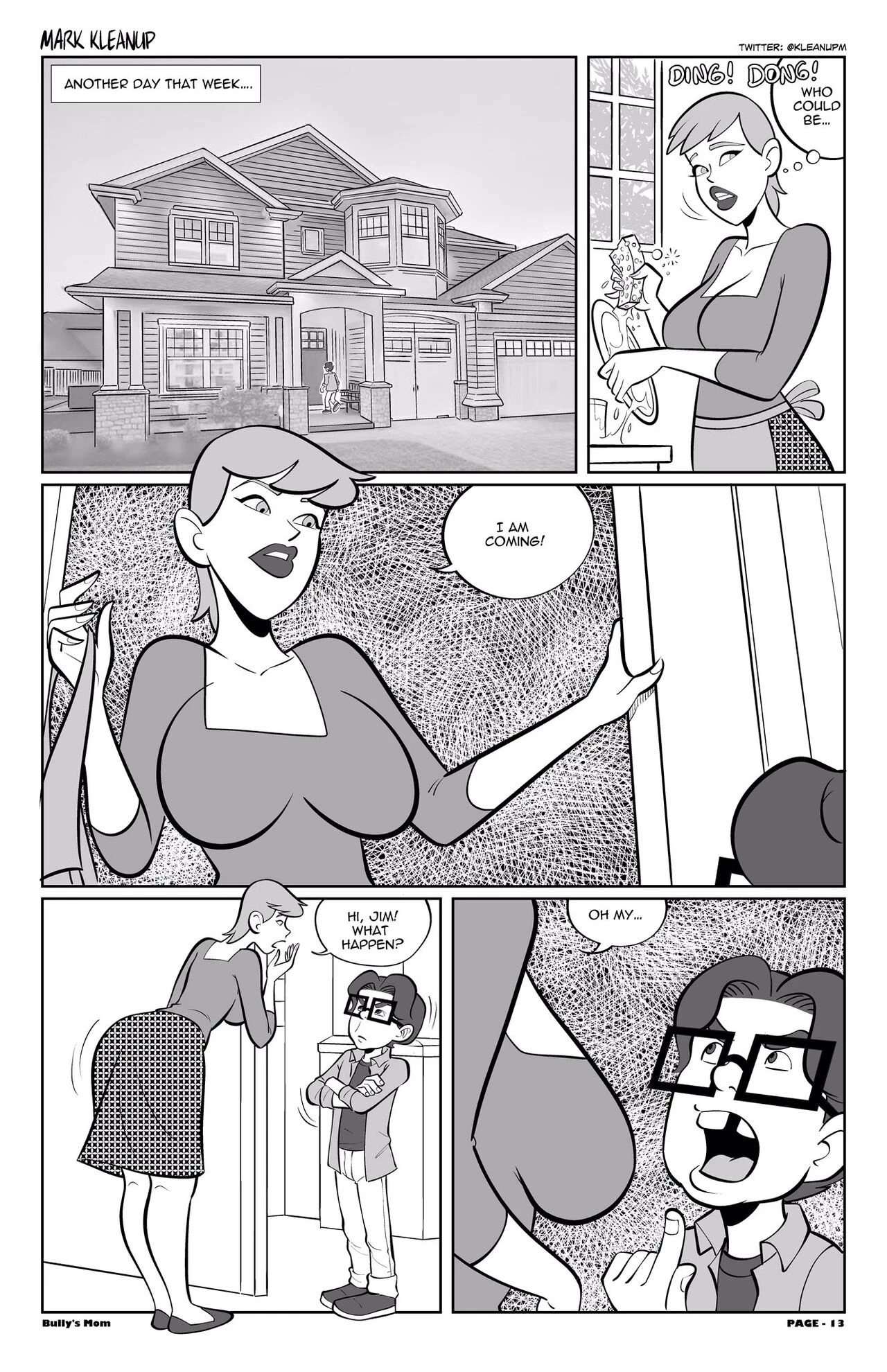 Bully's Mom porn comic picture 14