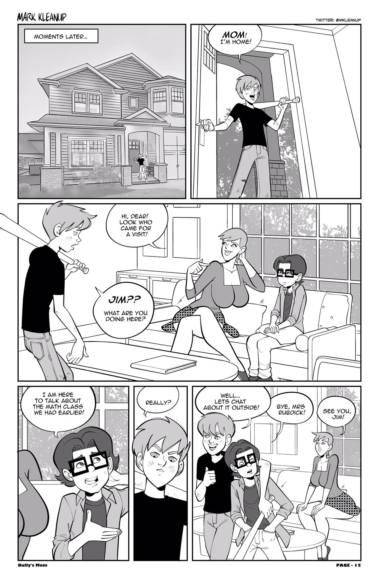 Bully's Mom porn comic picture 16