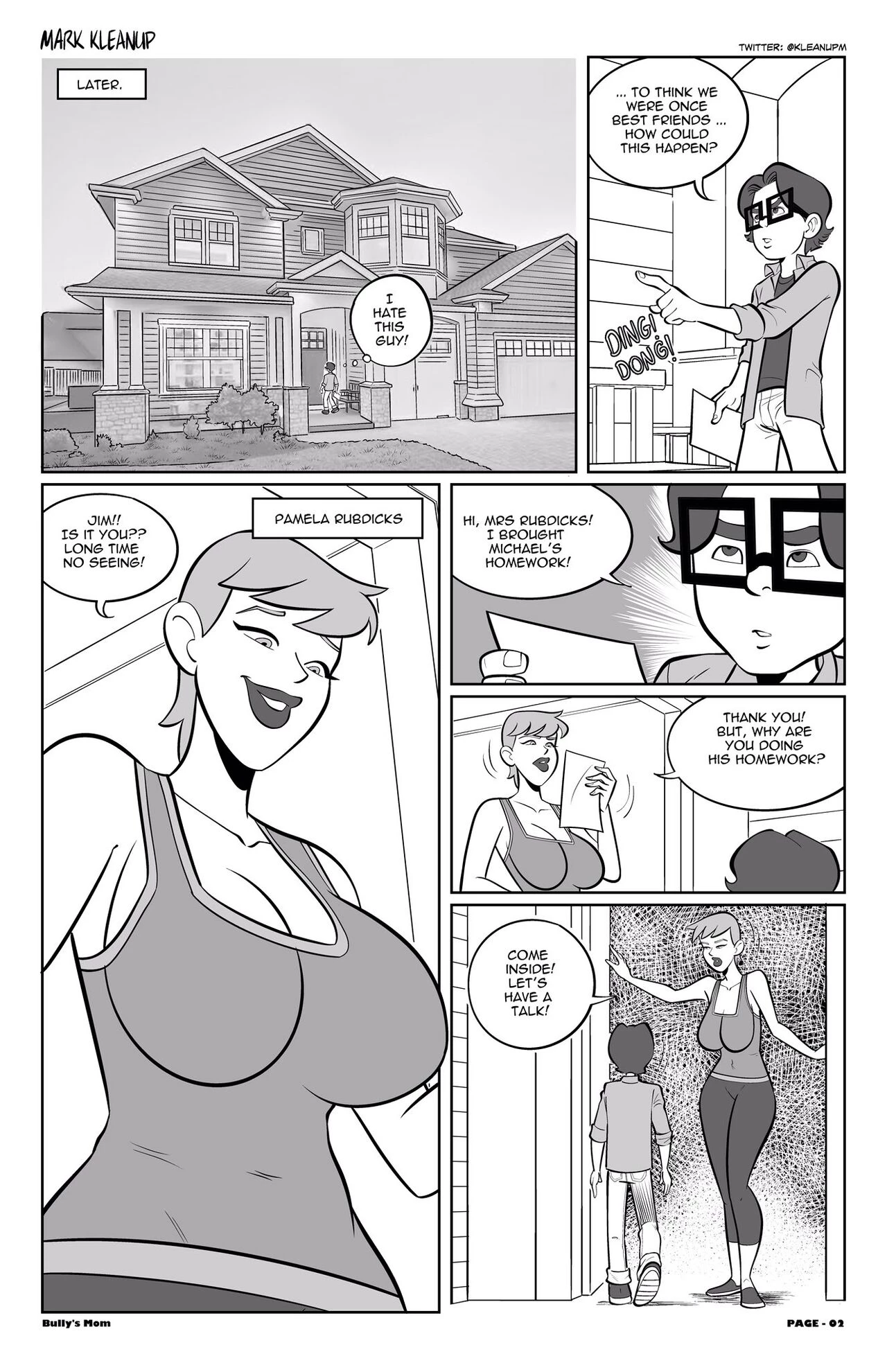 Bully's Mom porn comic picture 3
