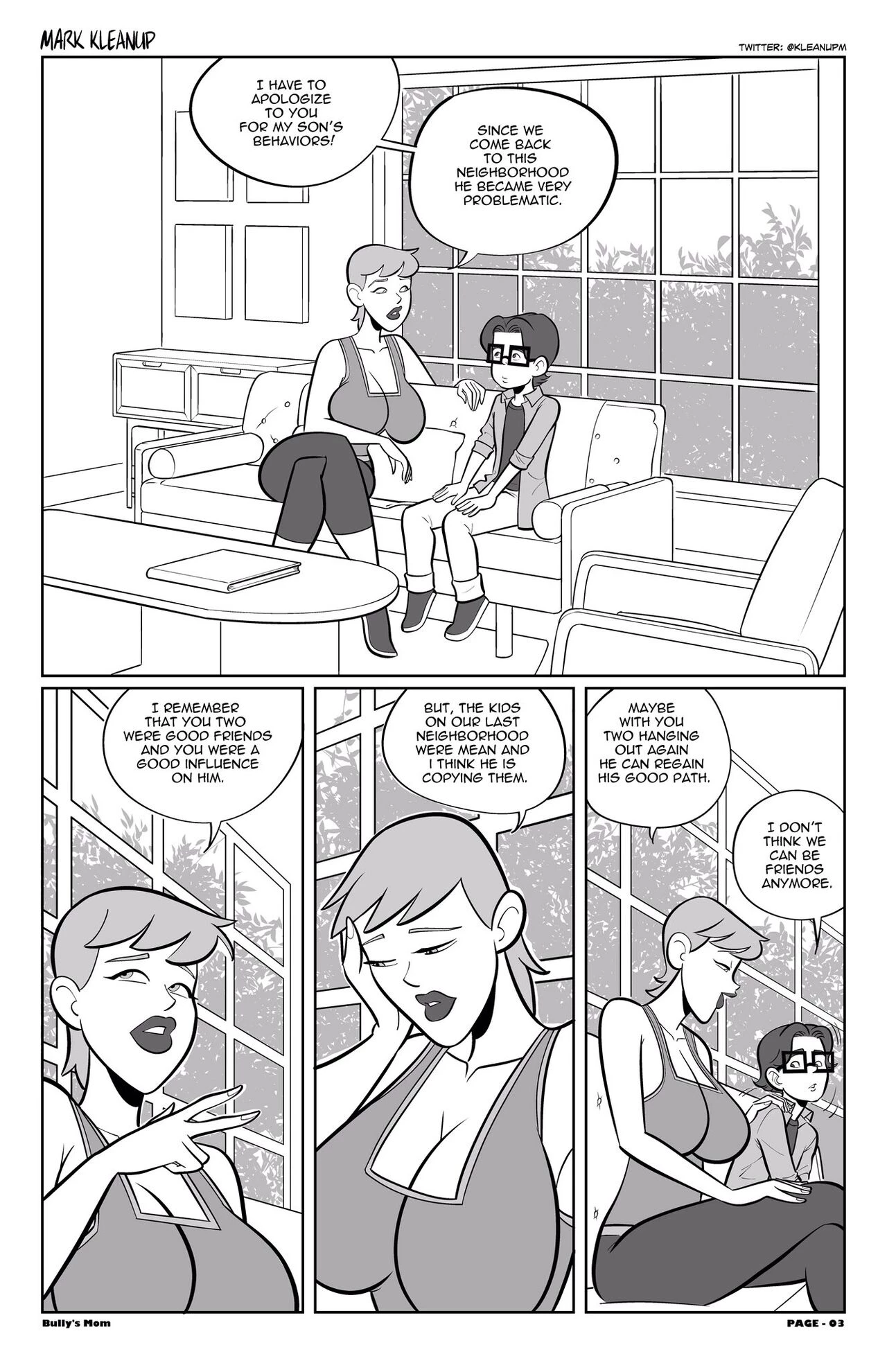 Bully's Mom porn comic picture 4