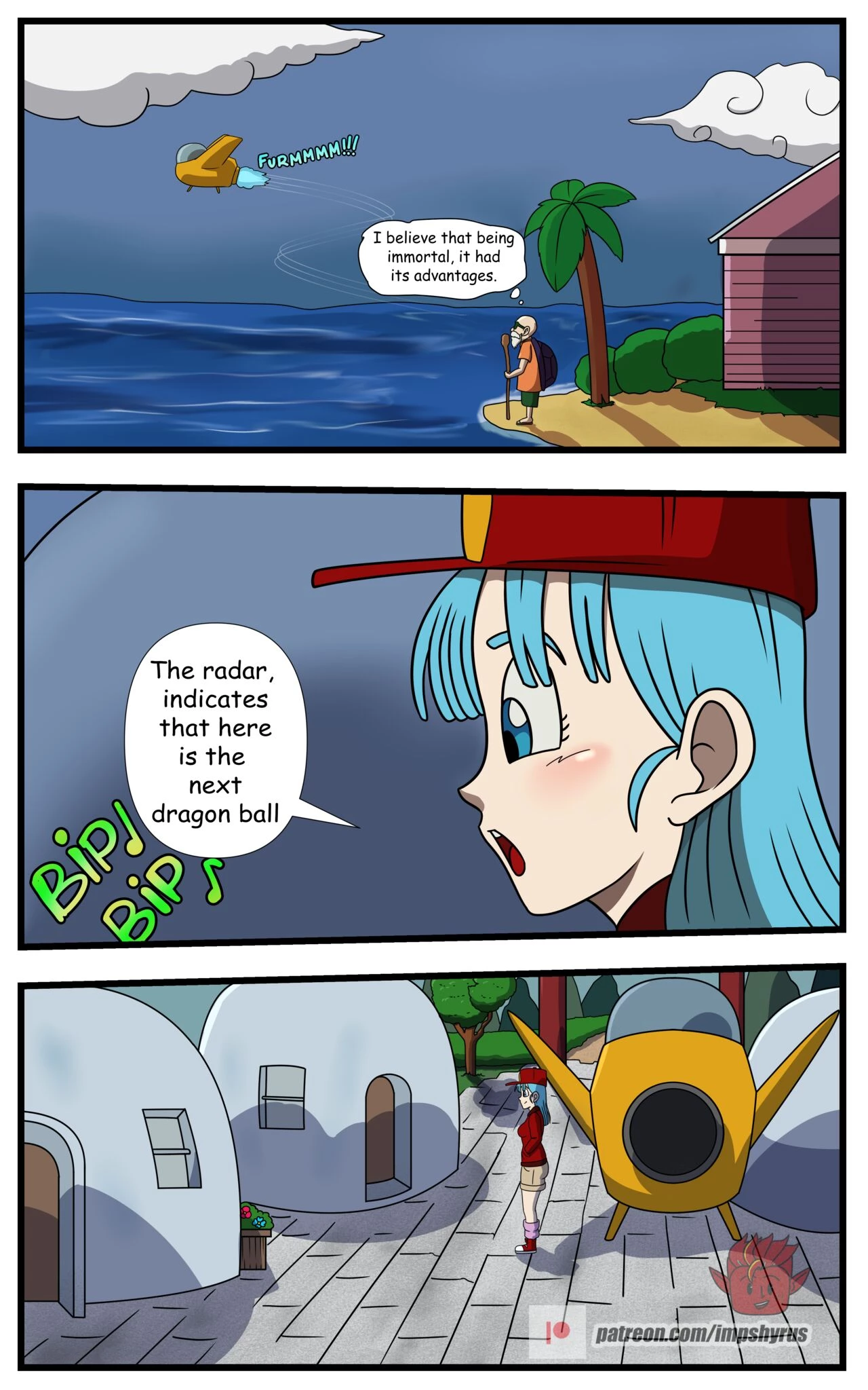 Bulma's Search 2 porn comic picture 2