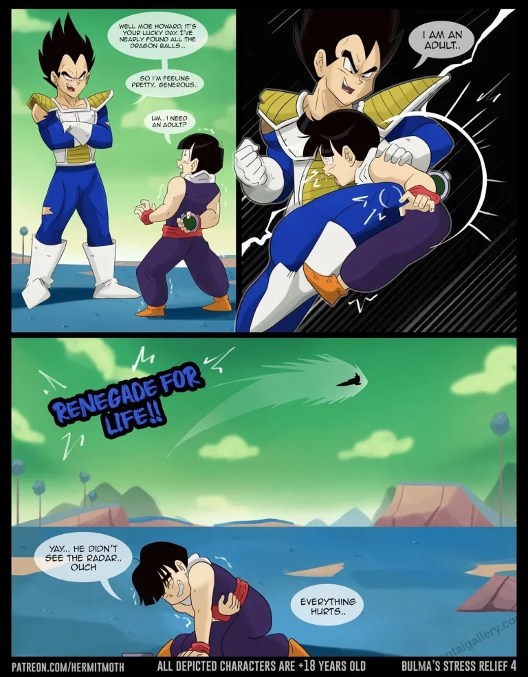 Bulma's stress relief porn comic picture 4